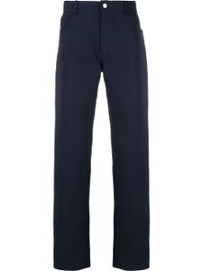 Courrèges pantalon à coupe slim - Bleu