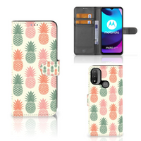 Motorola Moto E20 | E30 | E40 Book Cover Ananas