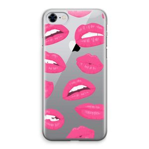 Bite my lip: iPhone 8 Transparant Hoesje