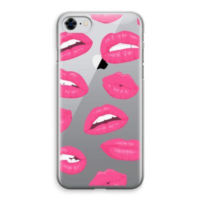 Bite my lip: iPhone 8 Transparant Hoesje