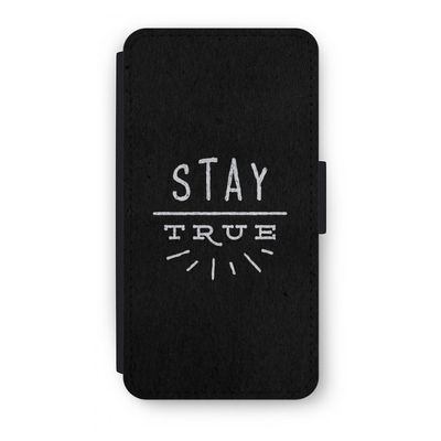 Stay true: iPhone XS Flip Hoesje
