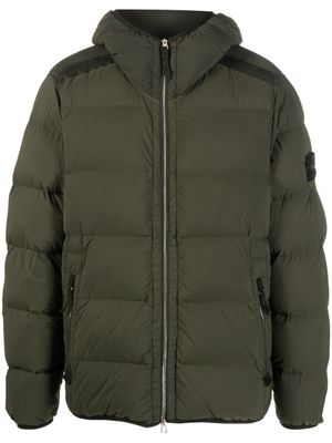 Stone Island doudoune à patch Compass - Vert