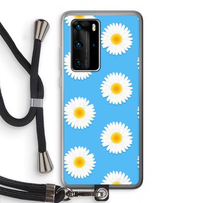 Margrietjes: Huawei P40 Pro Transparant Hoesje met koord