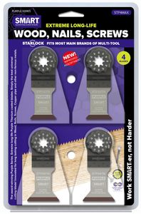 SMART blades SL PUR 4st blad assortiment voor multitool