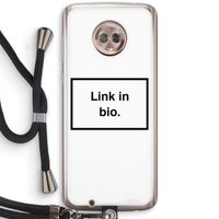 Link in bio: Motorola Moto G6 Transparant Hoesje met koord