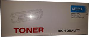 Huismerk HP 128A (CE321A) toner cyaan