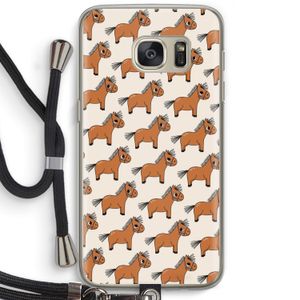 Pony: Samsung Galaxy S7 Transparant Hoesje met koord