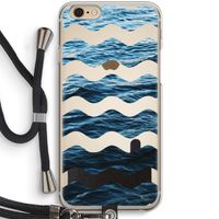 Oceaan: iPhone 6 / 6S Transparant Hoesje met koord