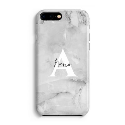 Ivory Marble: iPhone 8 Plus Volledig Geprint Hoesje