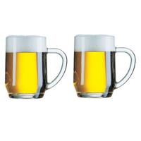 Arcoroc Bierglas - 2x - bierglazen - bierpullen - 560 ml - hardglas