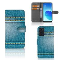 OPPO Reno6 5G | Wallet Case | met Pasjes | Jeans