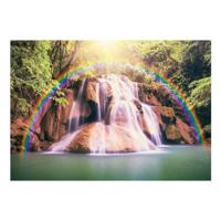 Fotobehang - Magical Waterfall 300x210cm - Vliesbehang - thumbnail