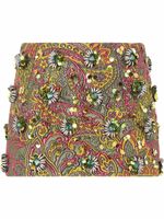 Dolce & Gabbana minijupe en jacquard à ornements - Vert