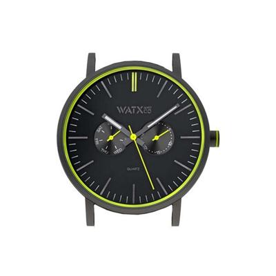 Horloge Uniseks Watx & Colors WXCA2729 Zwart (Ø 44 mm)