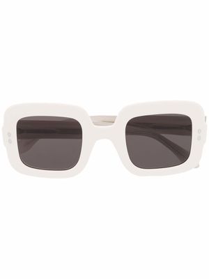 Isabel Marant Eyewear lunettes de soleil à monture carrée - Blanc