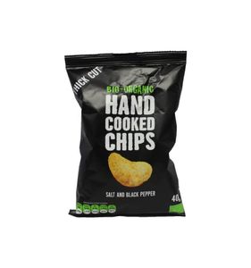 Chips handcooked zout en peper bio