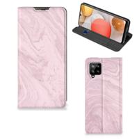 Samsung Galaxy A42 | Standcase | Marble Pink - Origineel Cadeau Vriendin