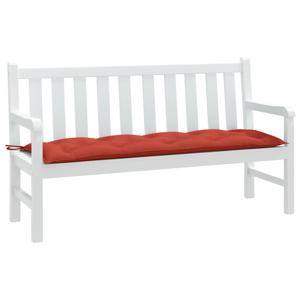 VidaXL Tuinbankkussen 150x50x7 cm stof gemêleerd rood