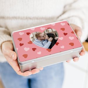 Snoepblik met foto en/of tekst - Rechthoek