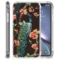 Apple iPhone Xr Case Anti-shock Pauw met Bloemen Apple iPhone Xr Case Anti-shock Pauw met Bloemen