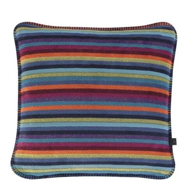 Cawö Cawo Lifestyle Kissen Strepen Kussenhoes 50/50 multicolor donker