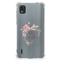 Nokia C2 2nd Edition Stevig | Bumper Hoesje | Boho Text