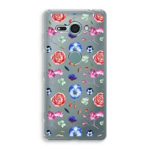 Bloemetjes: Sony Xperia XZ2 Compact Transparant Hoesje