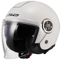 LS2 Helmet of620 classy solid l white