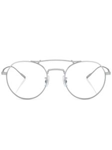 Oliver Peoples lunettes de soleil Reymont à monture ronde - Argent