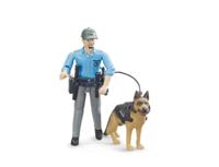 Bruder Bworld politie speelfiguur met hond