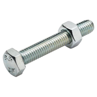 Homefix Tapbout Vz 8.8 Sw-10 + Moer M6X40 | 6 stuks - 6701.50.20040 Homefix Tapbout Vz 8.8 Sw-10 + Moer M6X40 | 6 stuks - 6701.50.20040