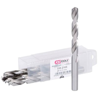 KS Tools 3302105 HSS-G Metaal-spiraalboorset 10.5 mm 5 stuk(s)