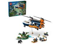 LEGO City 60437 Jungle Ontdekkingsreiziger helikopter in basiskamp - thumbnail