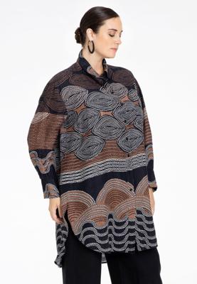 Yoek Blouse MOCHA | Bruin | Maat 46/48