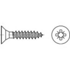 TOOLCRAFT 1069740 Verzonken schroeven 4.5 mm 35 mm Kruiskop Pozidriv 88097 RVS A2 500 stuk(s)