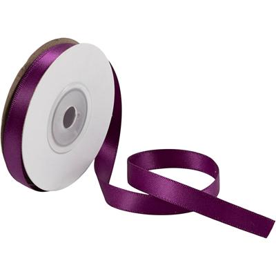 Creativ Company Satijnlint, b: 10 mm, donkerpaars, 10 m/ 1 rol