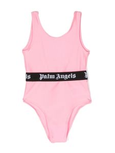 Palm Angels Kids maillot de bain à bande logo - Rose