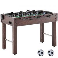 VEVOR Tafelvoetbaltafel, 48 inch standaard tafelvoetbaltafel, full size indoor tafelvoetbaltafel voor thuis, familie en speelkamer, voetbal met tafelvoetbaltafelset, inclusief 2 ballen en 2 bekerhouders