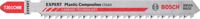 Bosch Accessoires Expert 'Plastic Composites Clean' T 301 CHM decoupeerzaagblad 3-delig - 1 stuk(s) - 2608900566