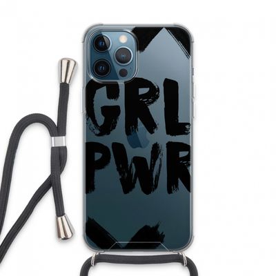 Girl Power #2: iPhone 13 Pro Max Transparant Hoesje met koord