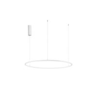 Lyora Ronde hanglampTarquin wit Ø 80cm - 9345604