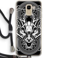 Oh Deer: Samsung Galaxy J6 (2018) Transparant Hoesje met koord