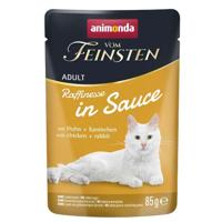 ANIMONDA Vom Feinsten Raffinesse in sauce Chicken with rabbit - nat kattenvoer - 85g