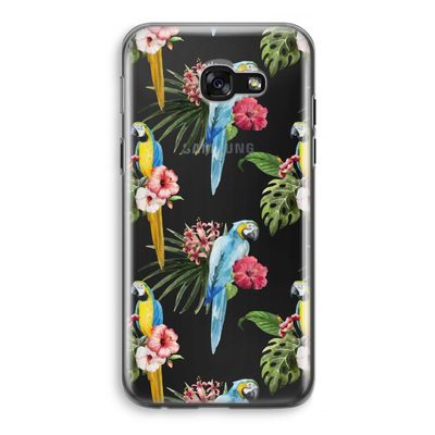 Kleurrijke papegaaien: Samsung Galaxy A5 (2017) Transparant Hoesje