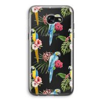 Kleurrijke papegaaien: Samsung Galaxy A5 (2017) Transparant Hoesje