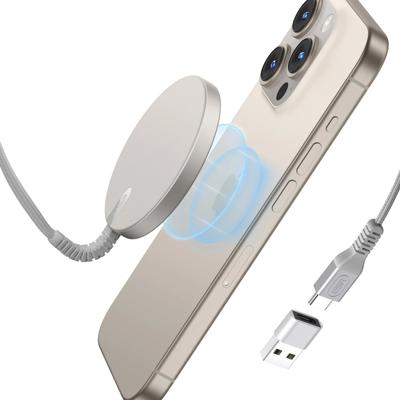 Mini Wireless Charger (HaloLock) - Titanium