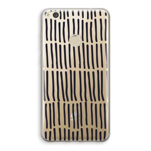 Moroccan stripes: Huawei Ascend P8 Lite (2017) Transparant Hoesje
