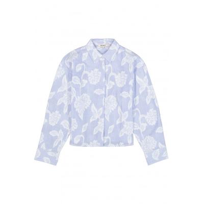 Garcia - Blauw | unisex | Top | Blauw | XXL | regular | Kamst mode