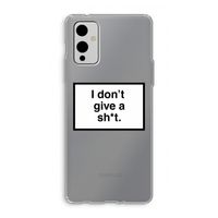 Don't give a shit: OnePlus 9 Transparant Hoesje