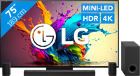 LG 75QNED91T6A (2024) + Soundbar - thumbnail